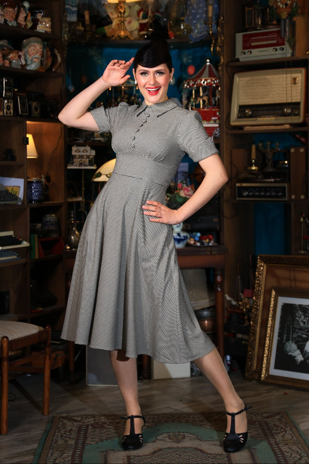 Marianne Black Swing Dress