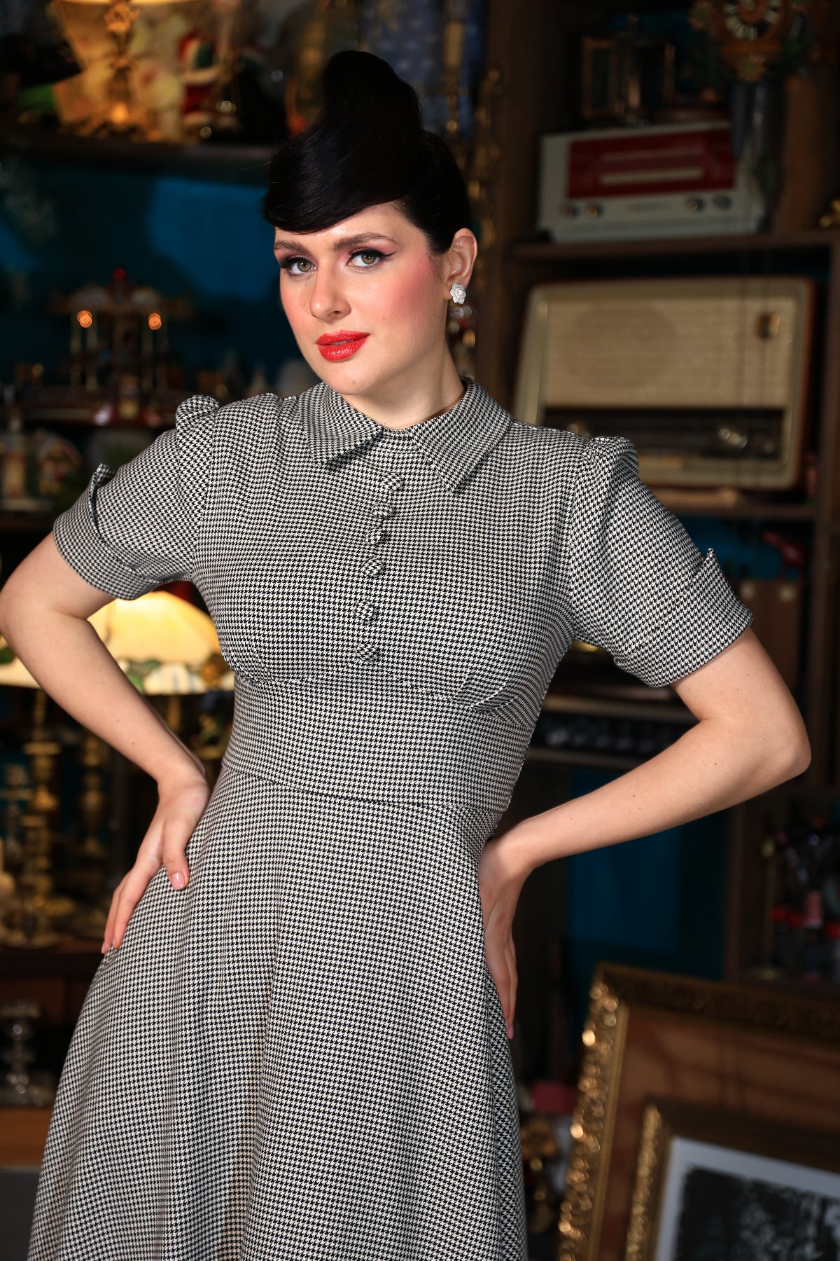 Marianne Black Swing Dress