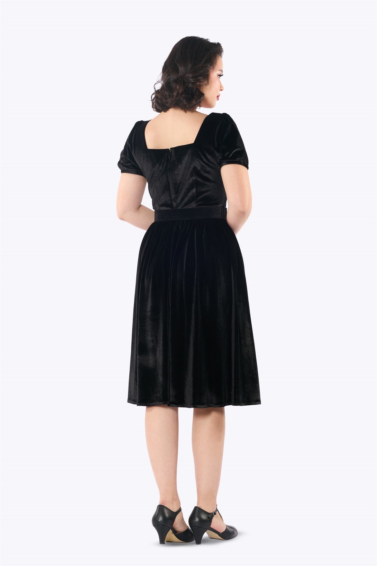 Gilly Velvet Swing Dress