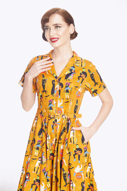 Caterina Monster Mash Swing Dress