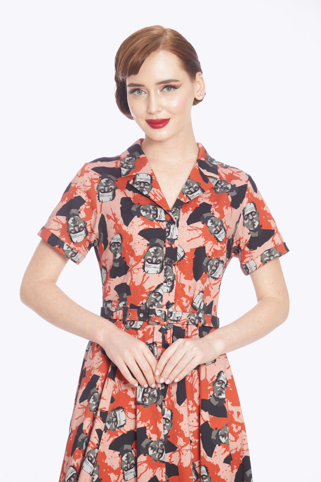 Caterina Frankeshine Swing Dress