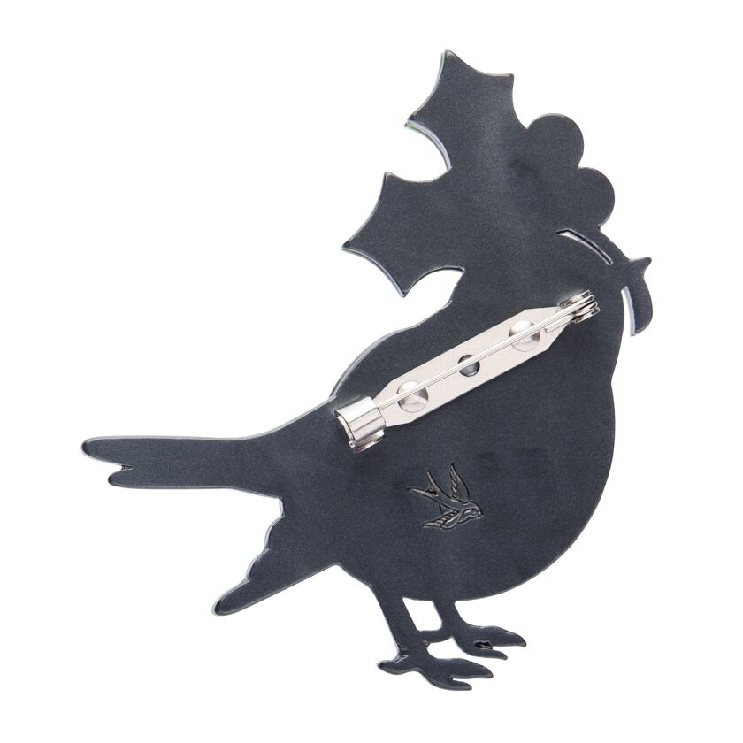 Ruby the Robin Brooch
