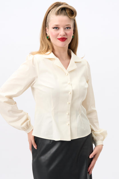 Jerry Cream Blouse