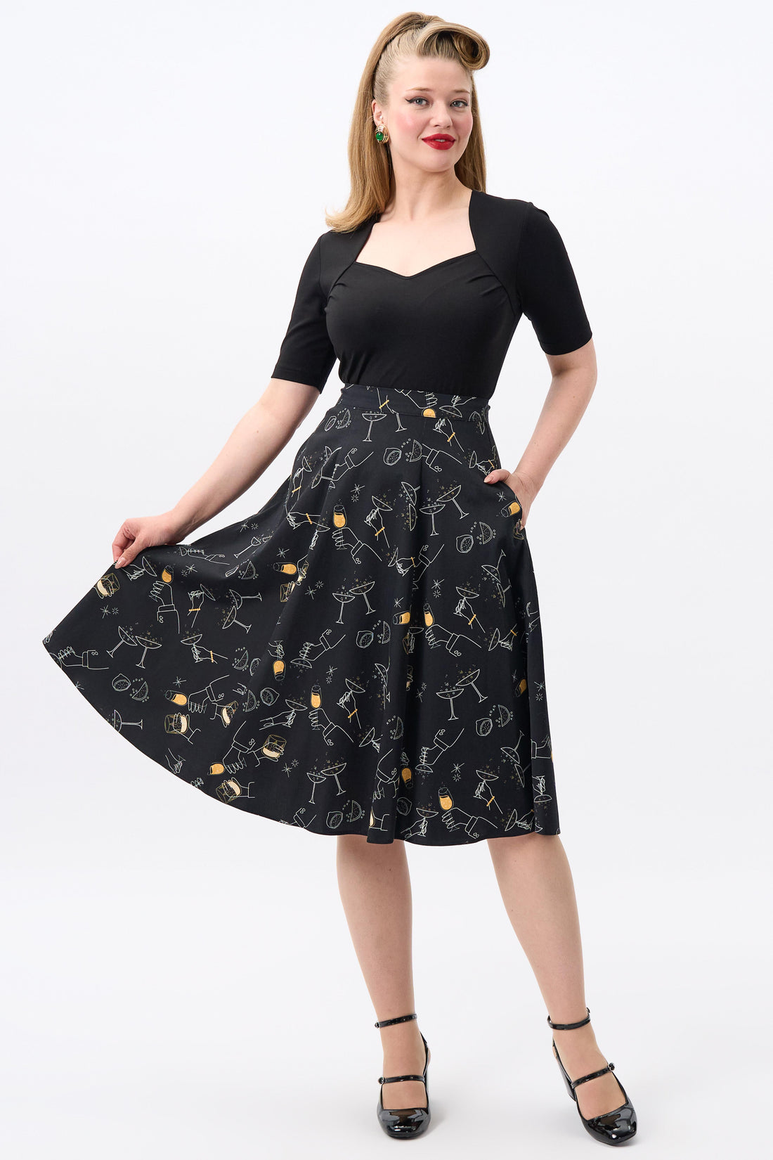 Milla Cheers! Swing Skirt