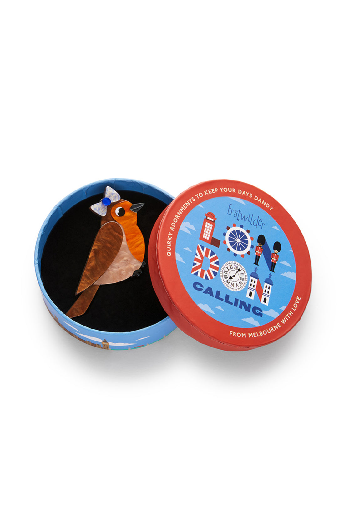 Erstwilder Rosie the Robin Brooch