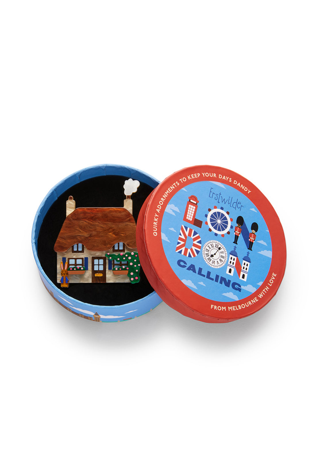 Erstwilder Country Cottage Brooch