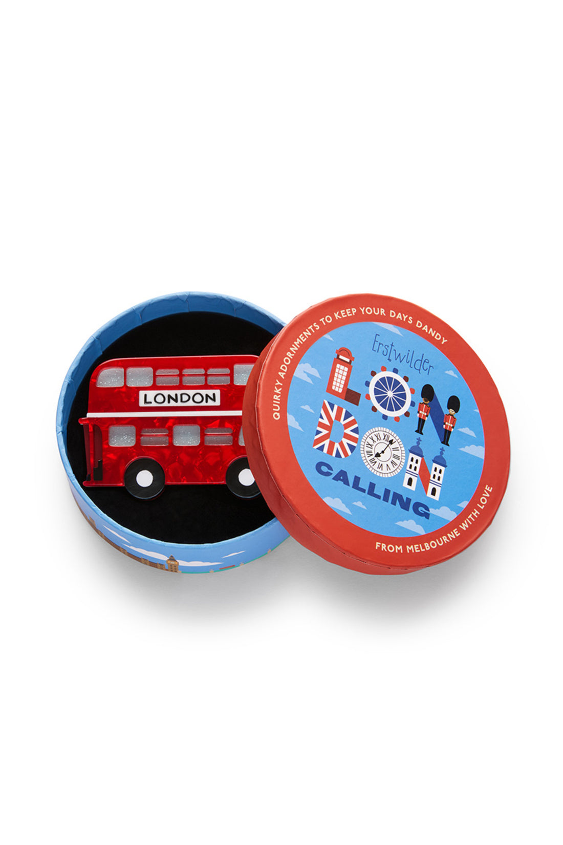 Erstwilder Double-Decker Brooch