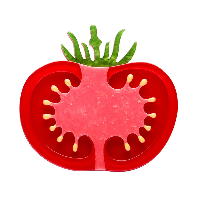 Tomato Time Brooch
