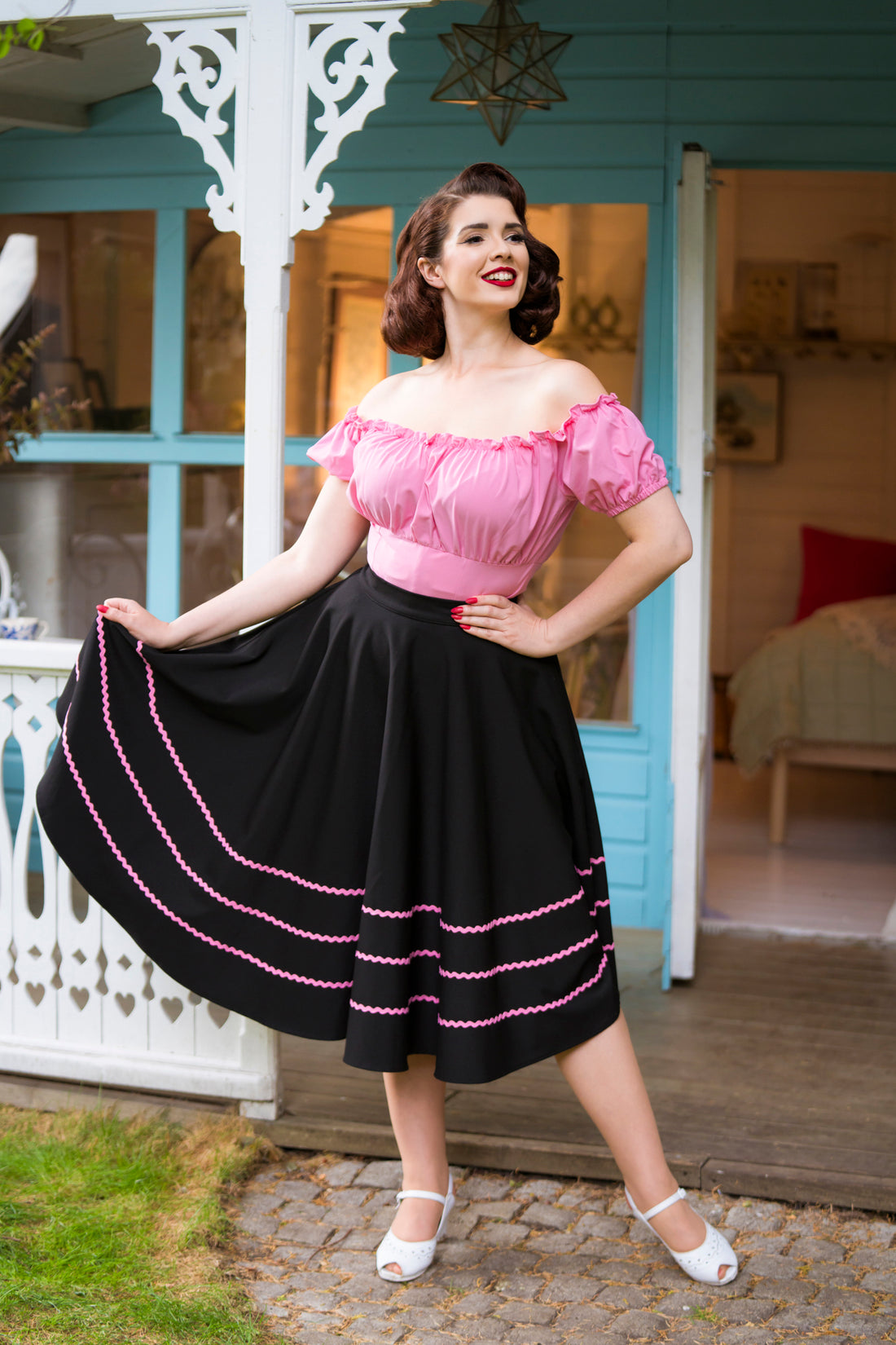 Milla Ric Rac Swing Skirt