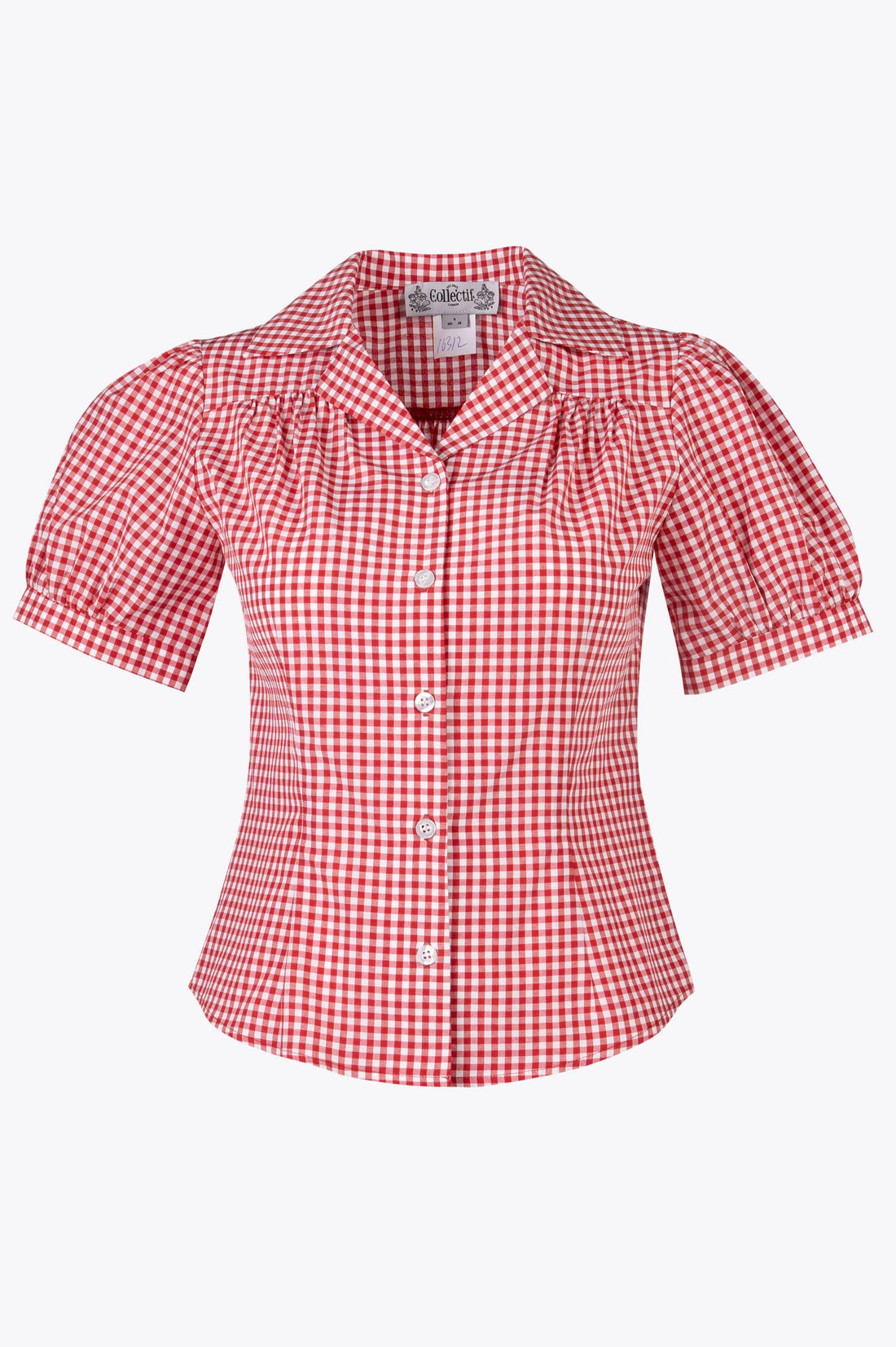 Luana Red Gingham Shirt