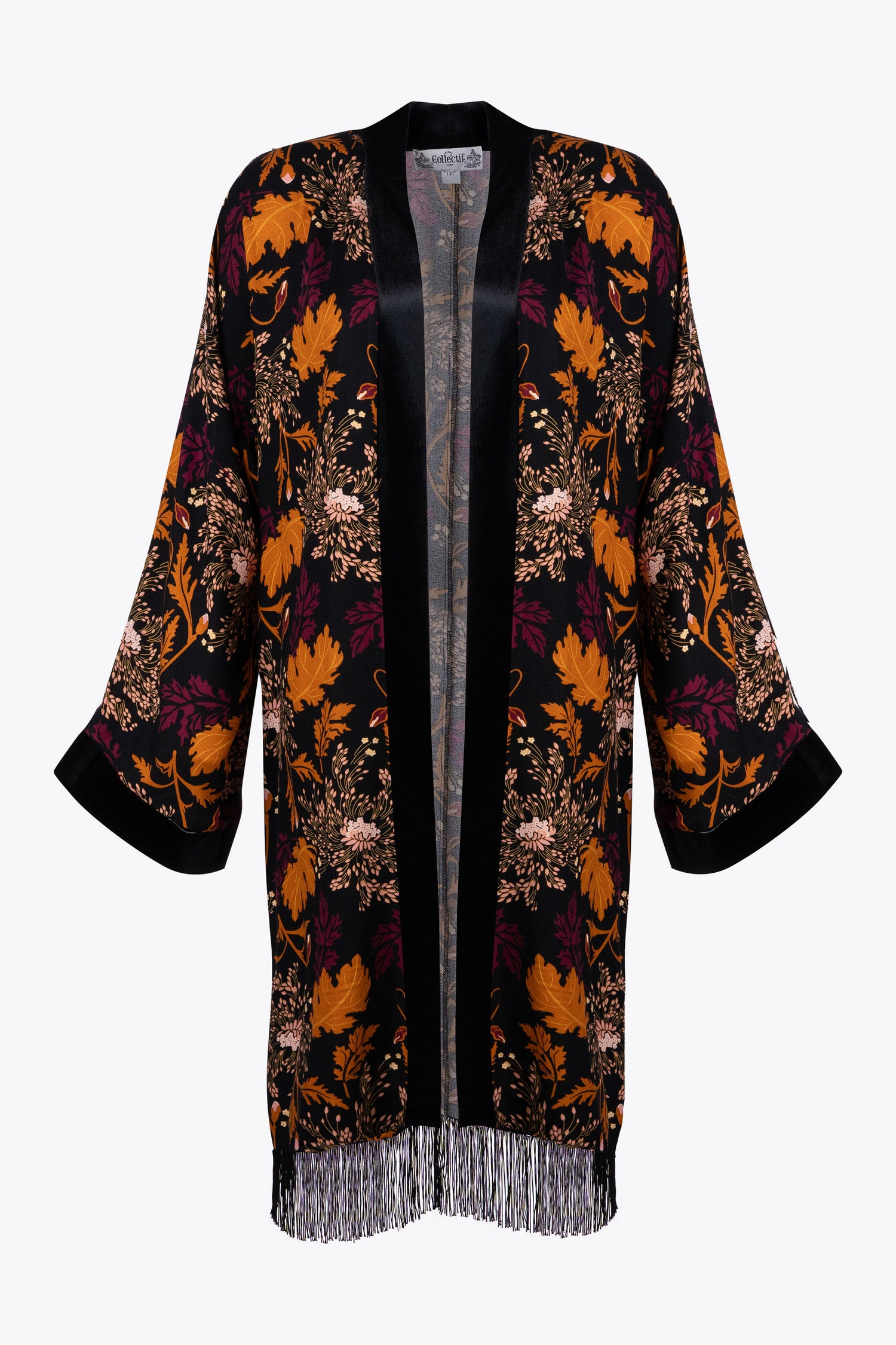 Momiji Gold Leaf Kimono