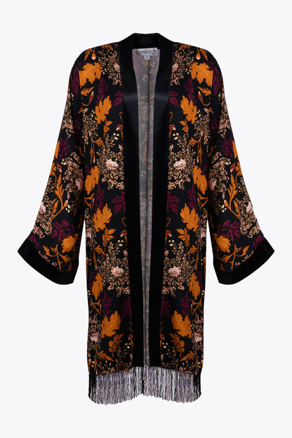 Momiji Gold Leaf Kimono