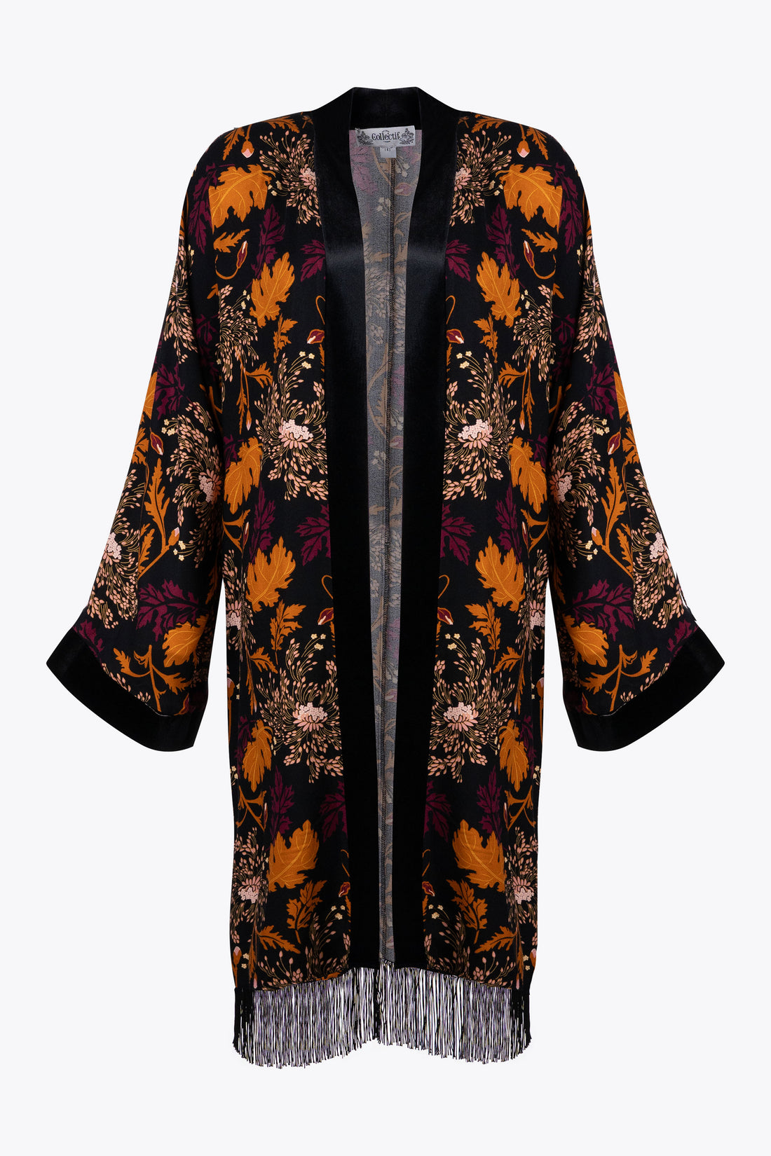 Momiji Gold Leaf Kimono