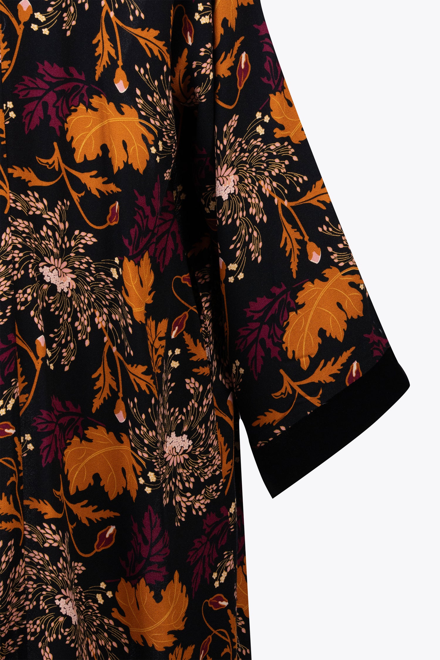 Momiji Gold Leaf Kimono