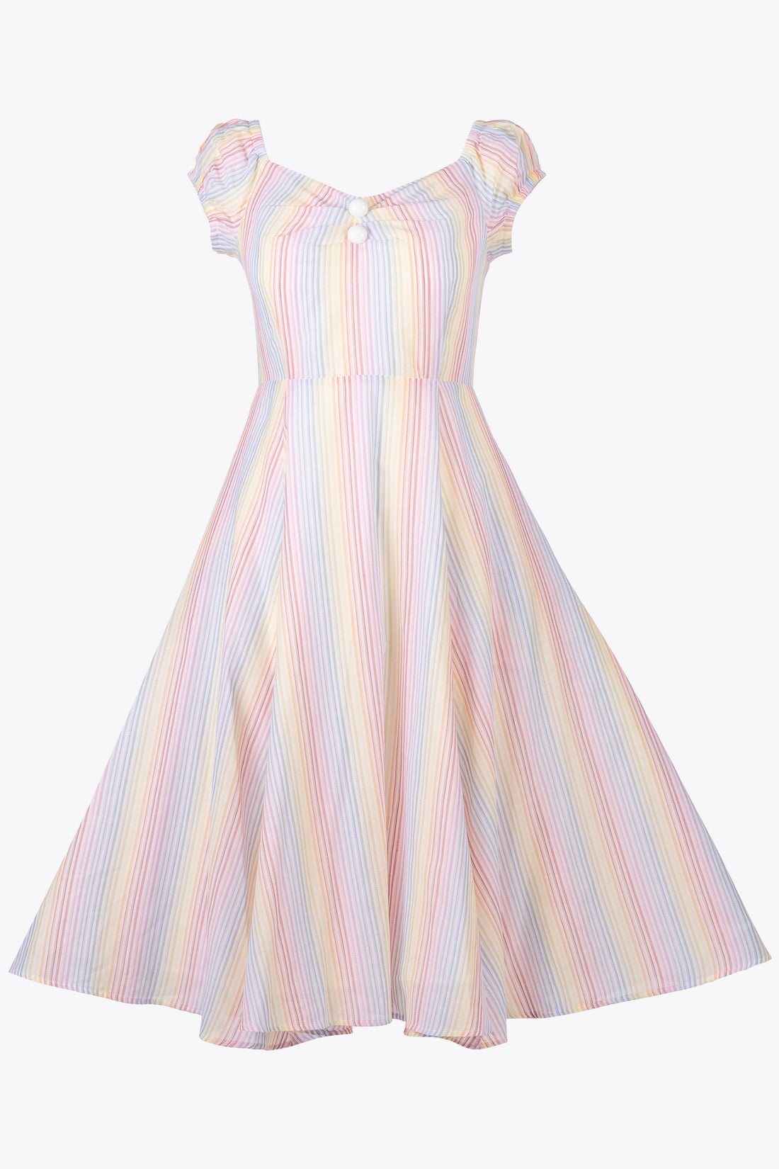 Dolores Sherbet Stripe Doll Dress