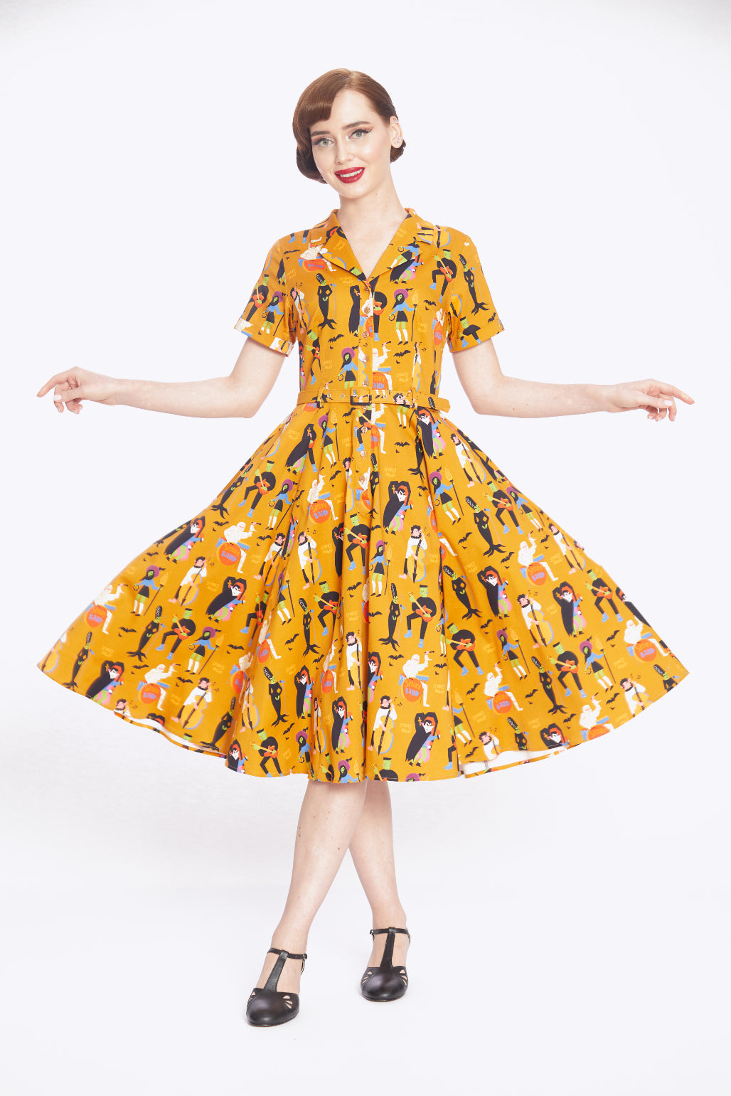 Caterina Monster Mash Swing Dress