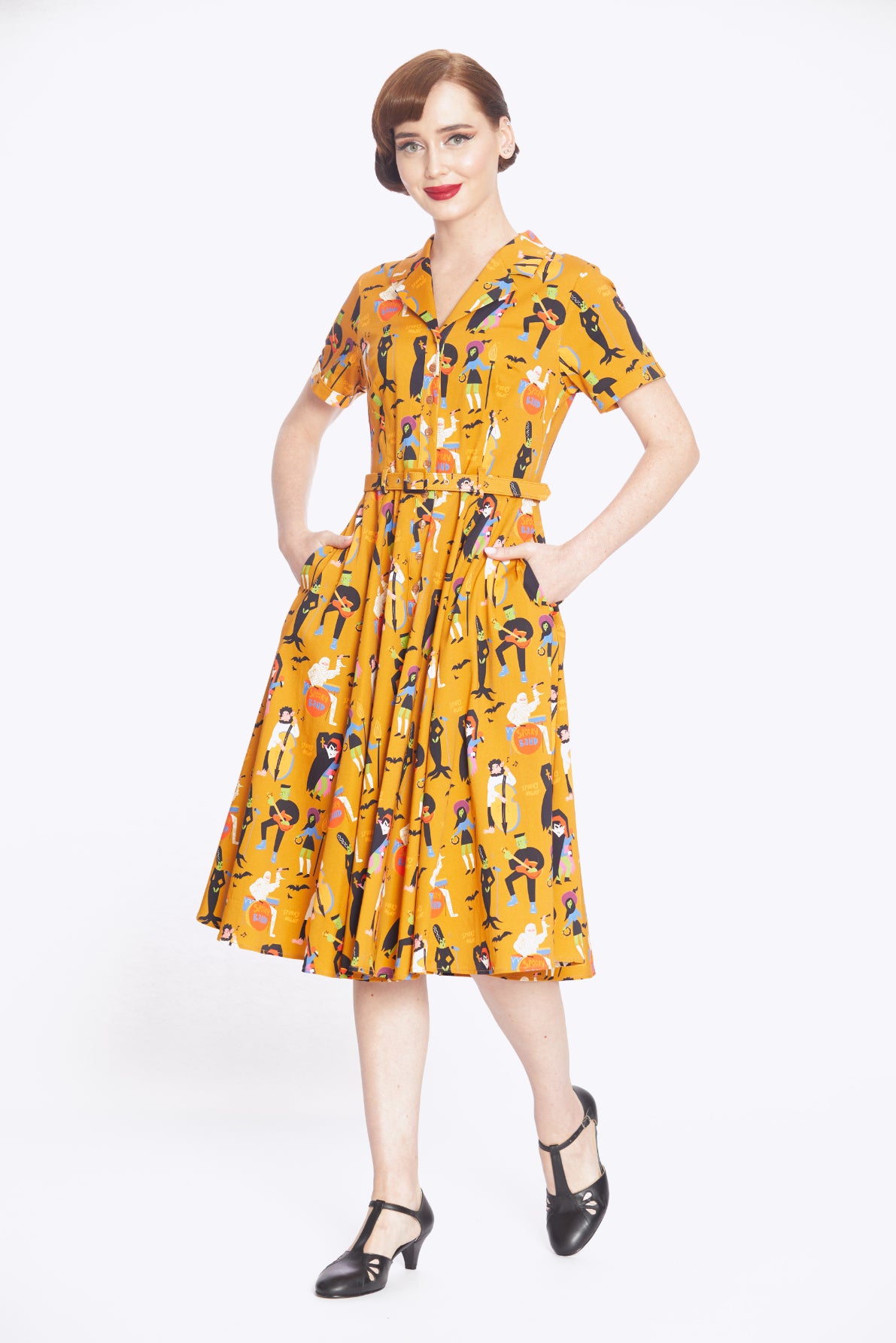 Caterina Monster Mash Swing Dress