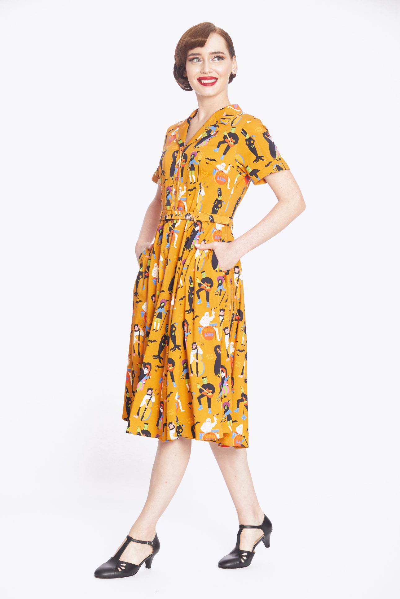 Caterina Monster Mash Swing Dress