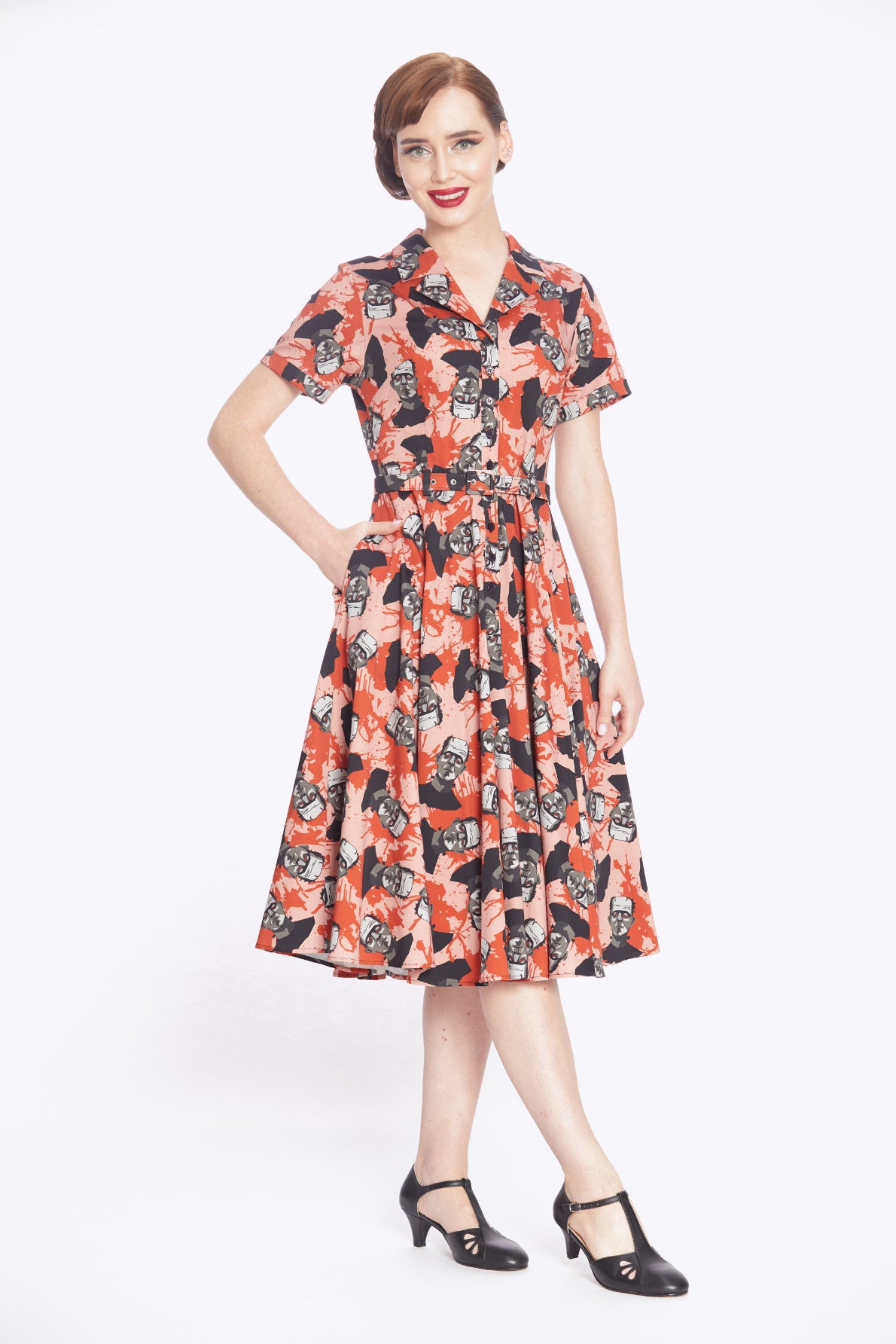 Caterina Frankeshine Swing Dress