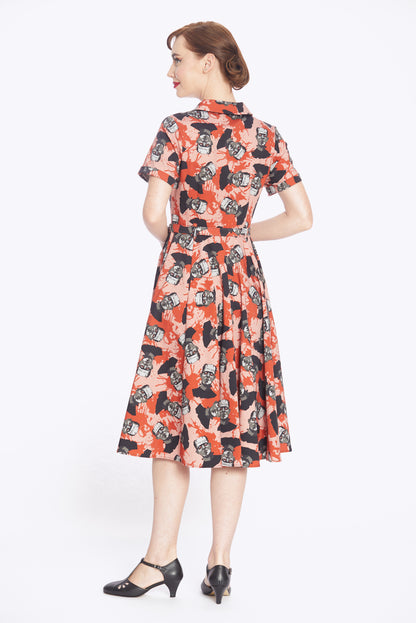 Caterina Frankeshine Swing Dress
