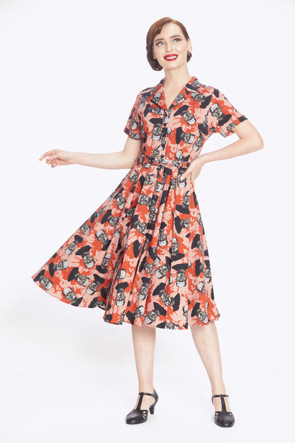 Caterina Frankeshine Swing Dress