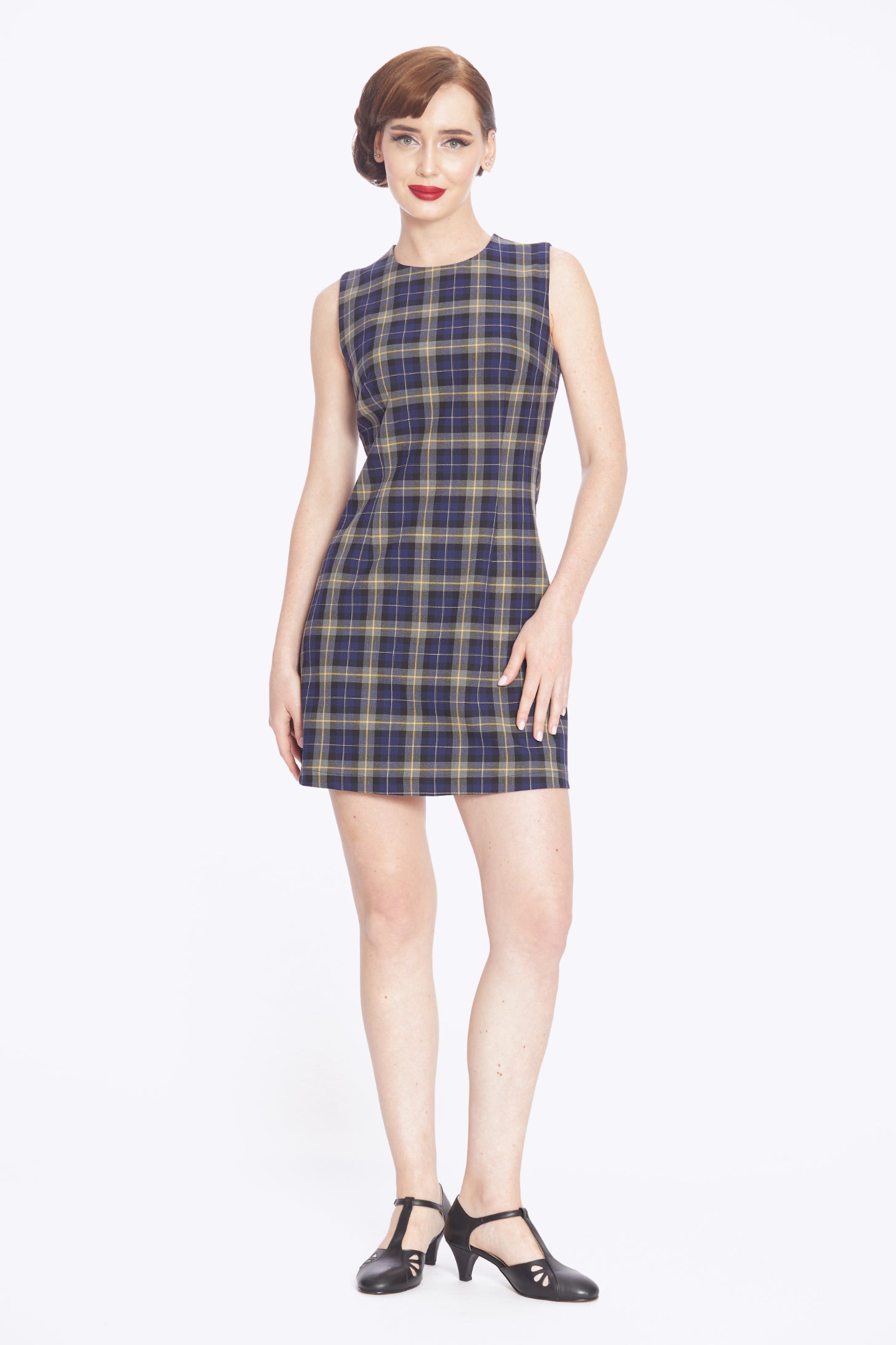 Mandy Mini Check Dress