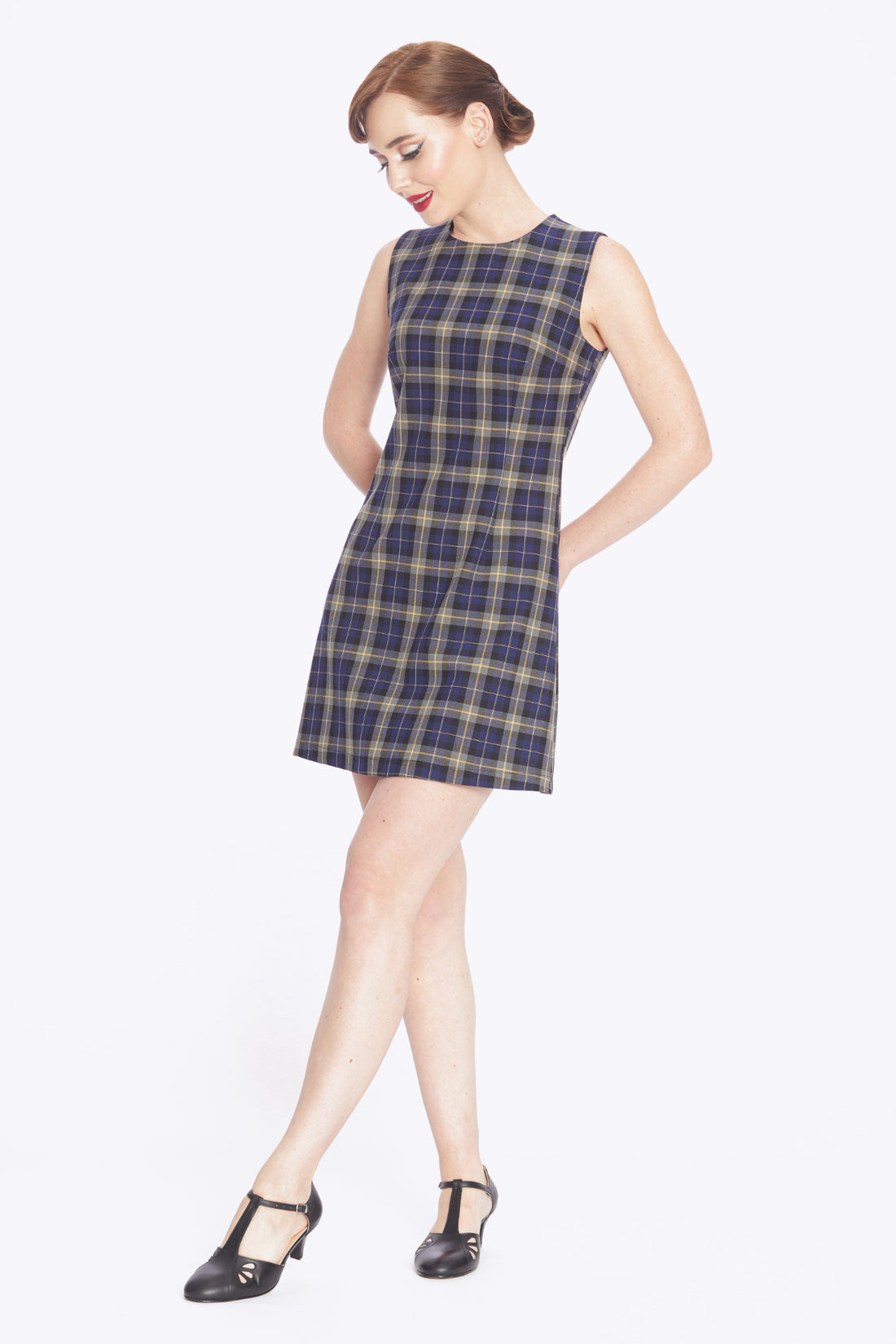 Mandy Mini Check Dress