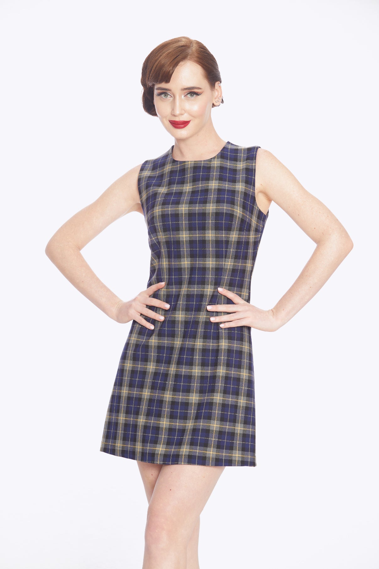Mandy Mini Check Dress