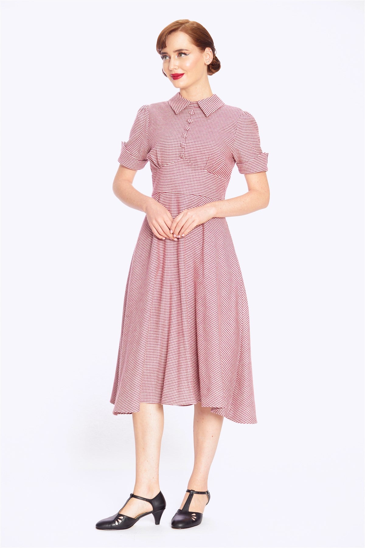 Marianne Pink Swing Dress