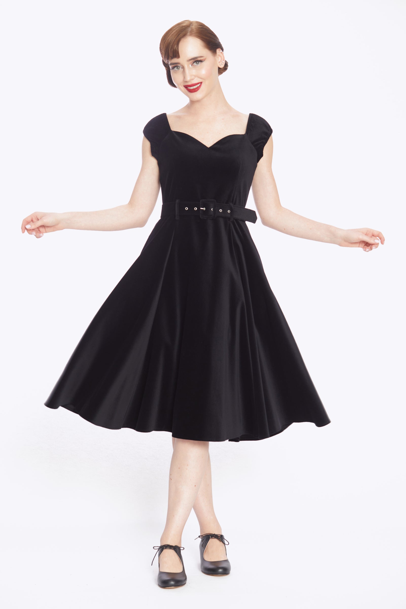 Kaiya Velvet Swing Dress