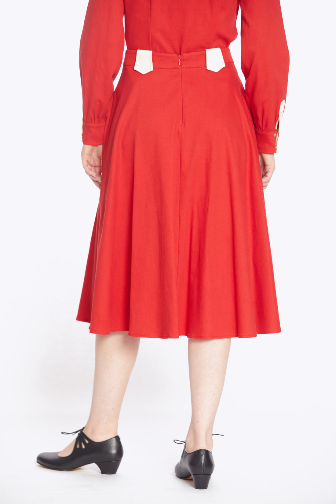 Dolly Western Skirt Red