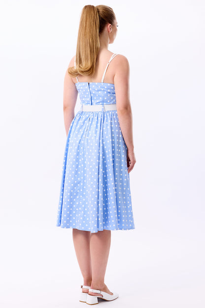 Lulu Sky Polka Swing Dress