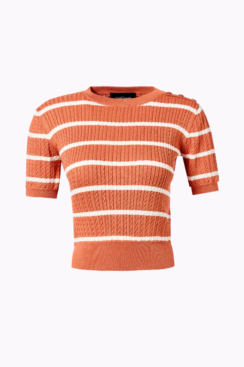 Lynn Striped Knitted Top