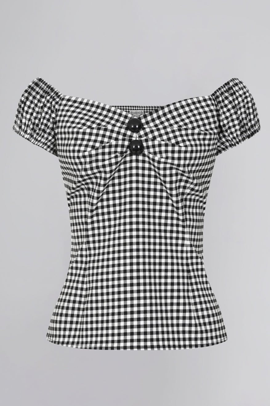 Dolores Gingham Top