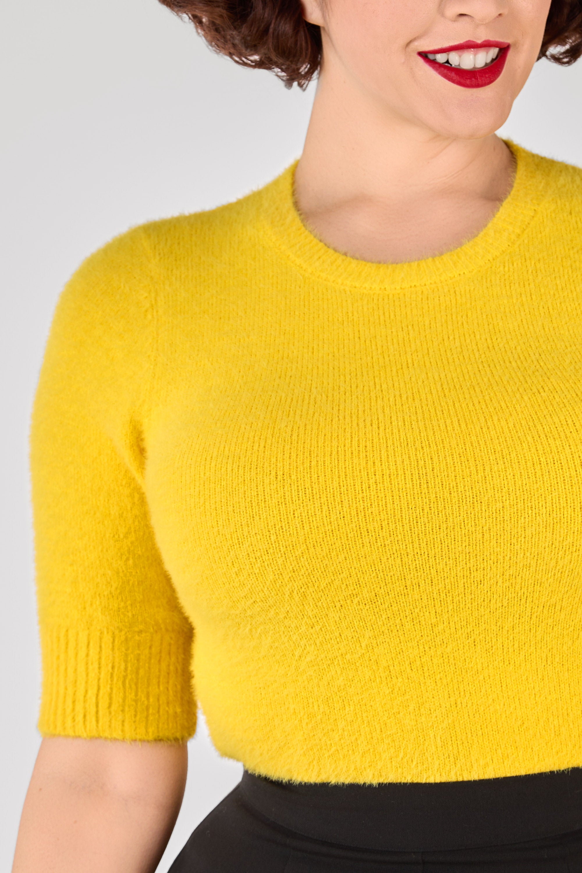 Chrissie Fluffy Knitted Top