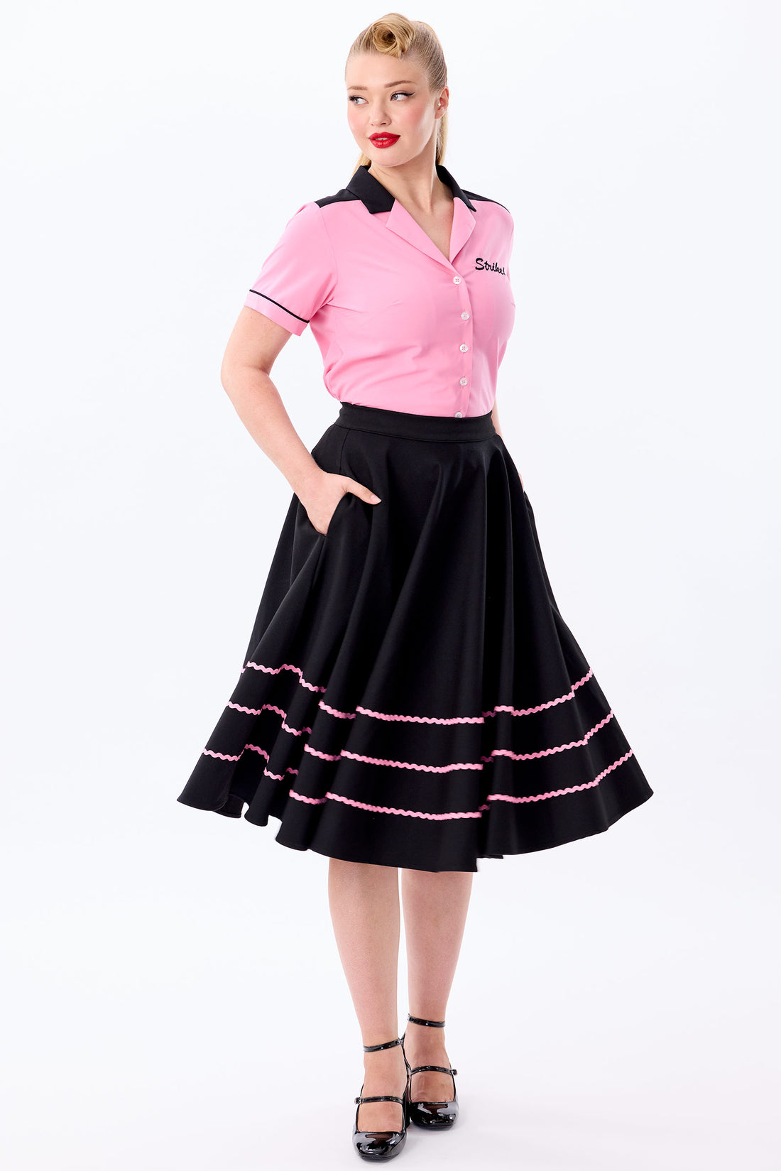 Milla Ric Rac Swing Skirt