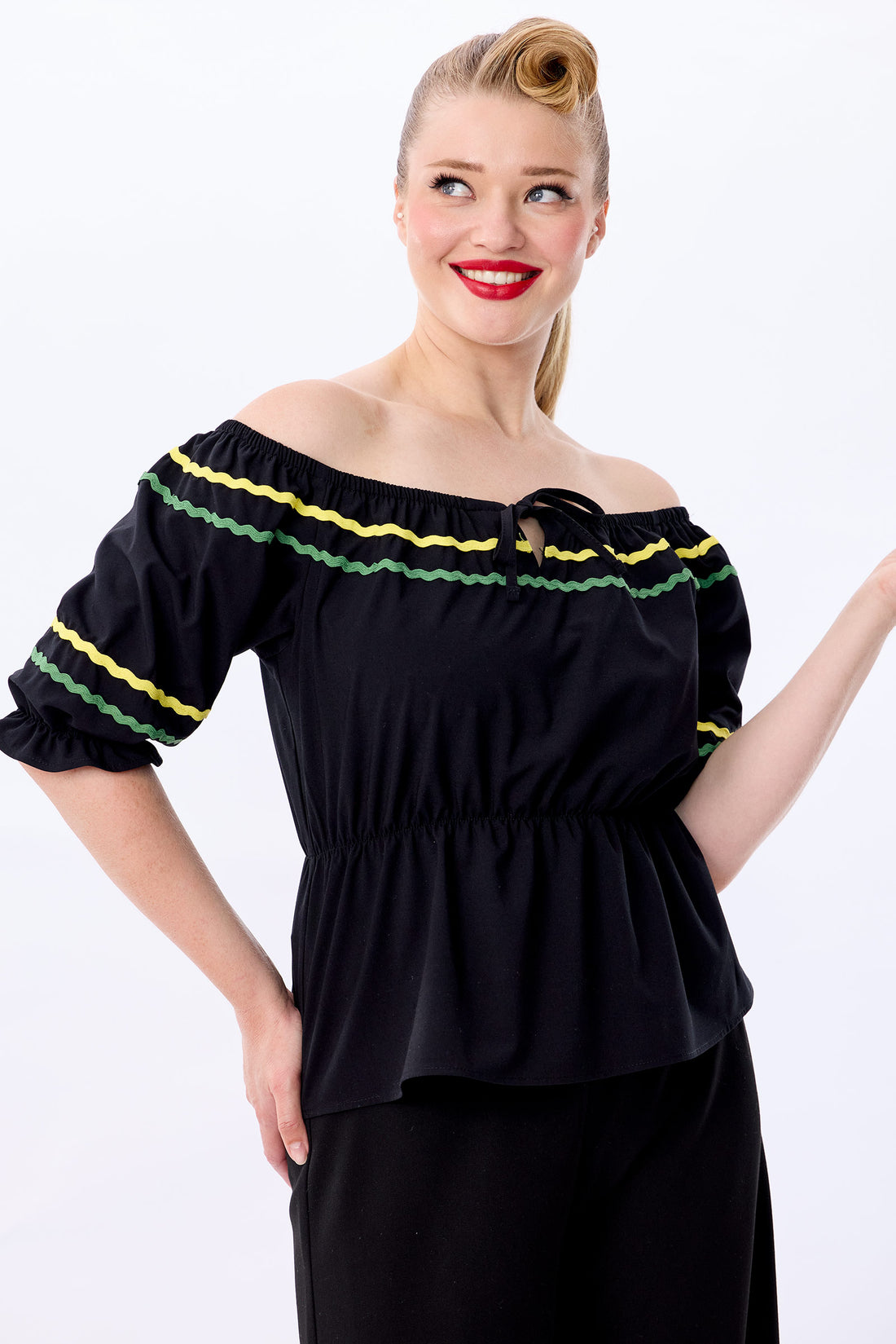 Alda Ric Rac Black Top