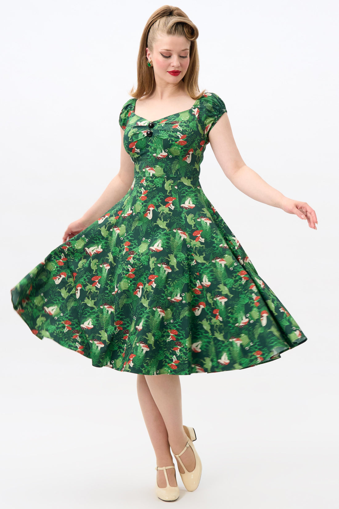Dolores Frog Forest Doll Dress