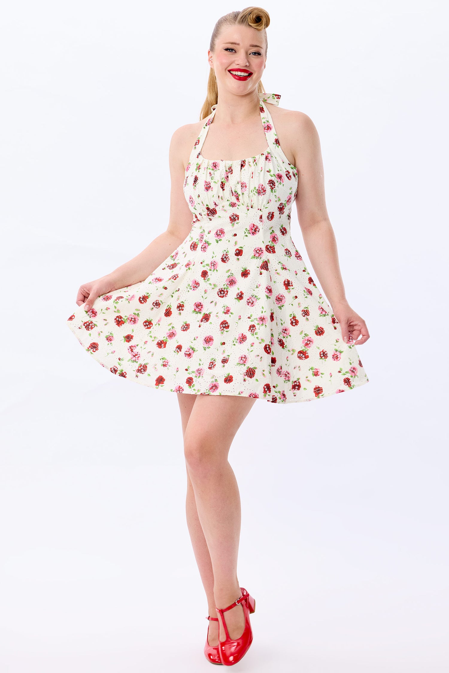 Milly Rose Broderie Mini Dress