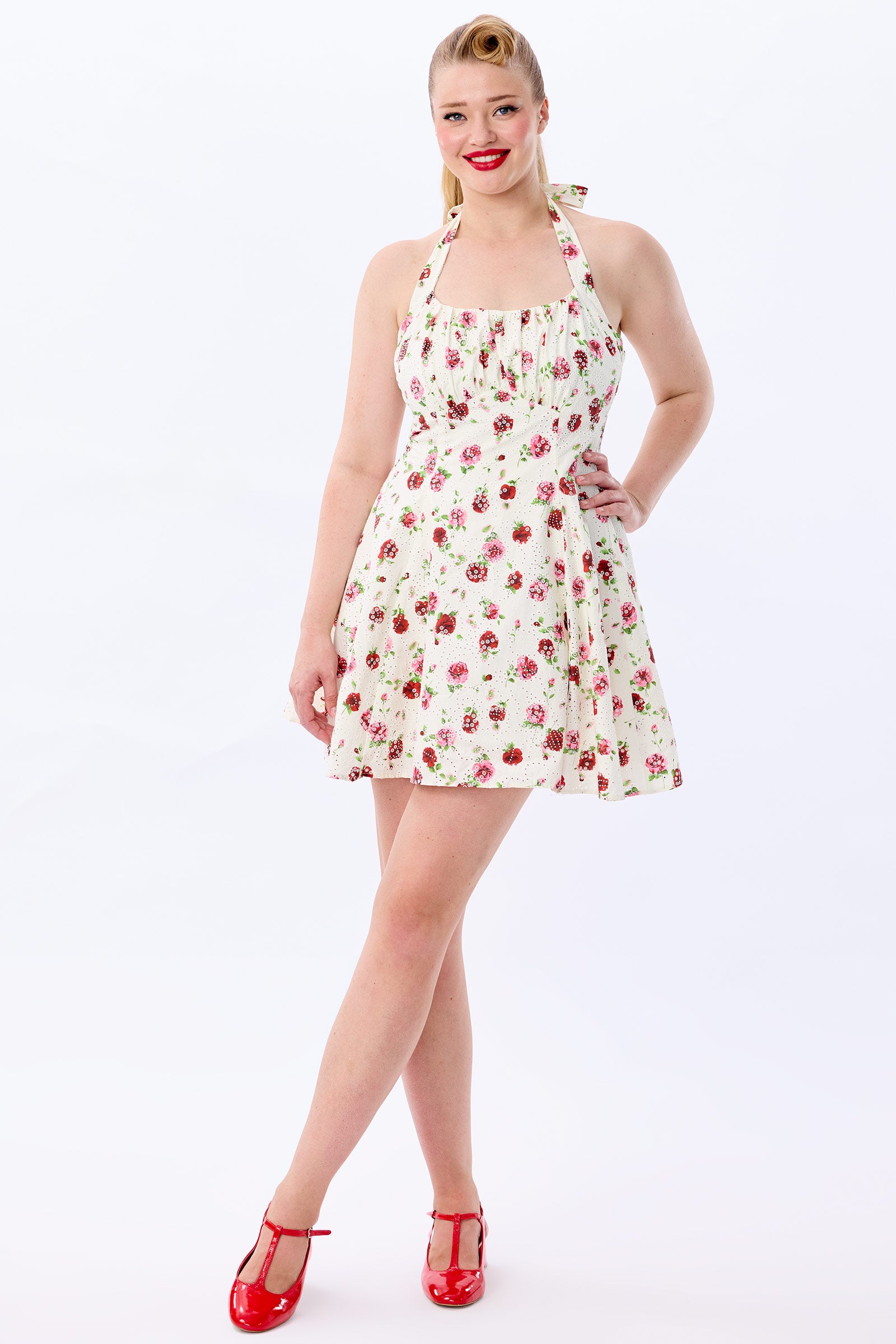 Milly Rose Broderie Mini Dress