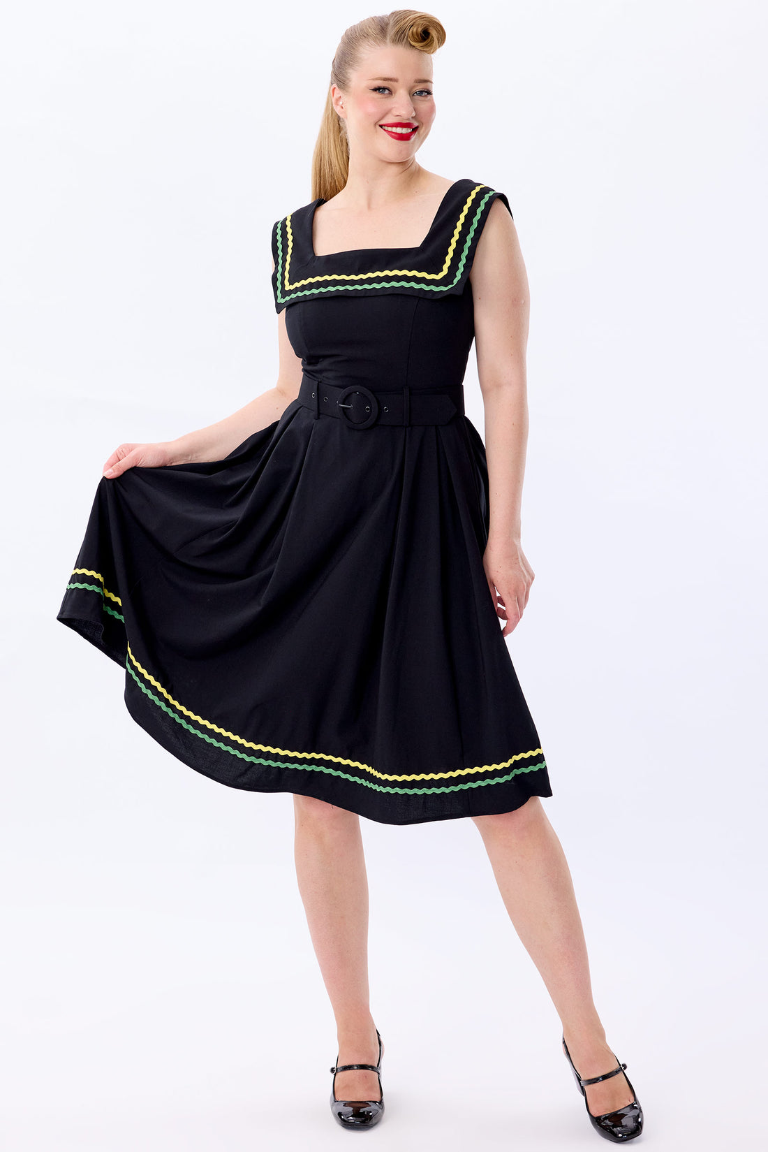 Gemmi Ric Rac Swing Dress