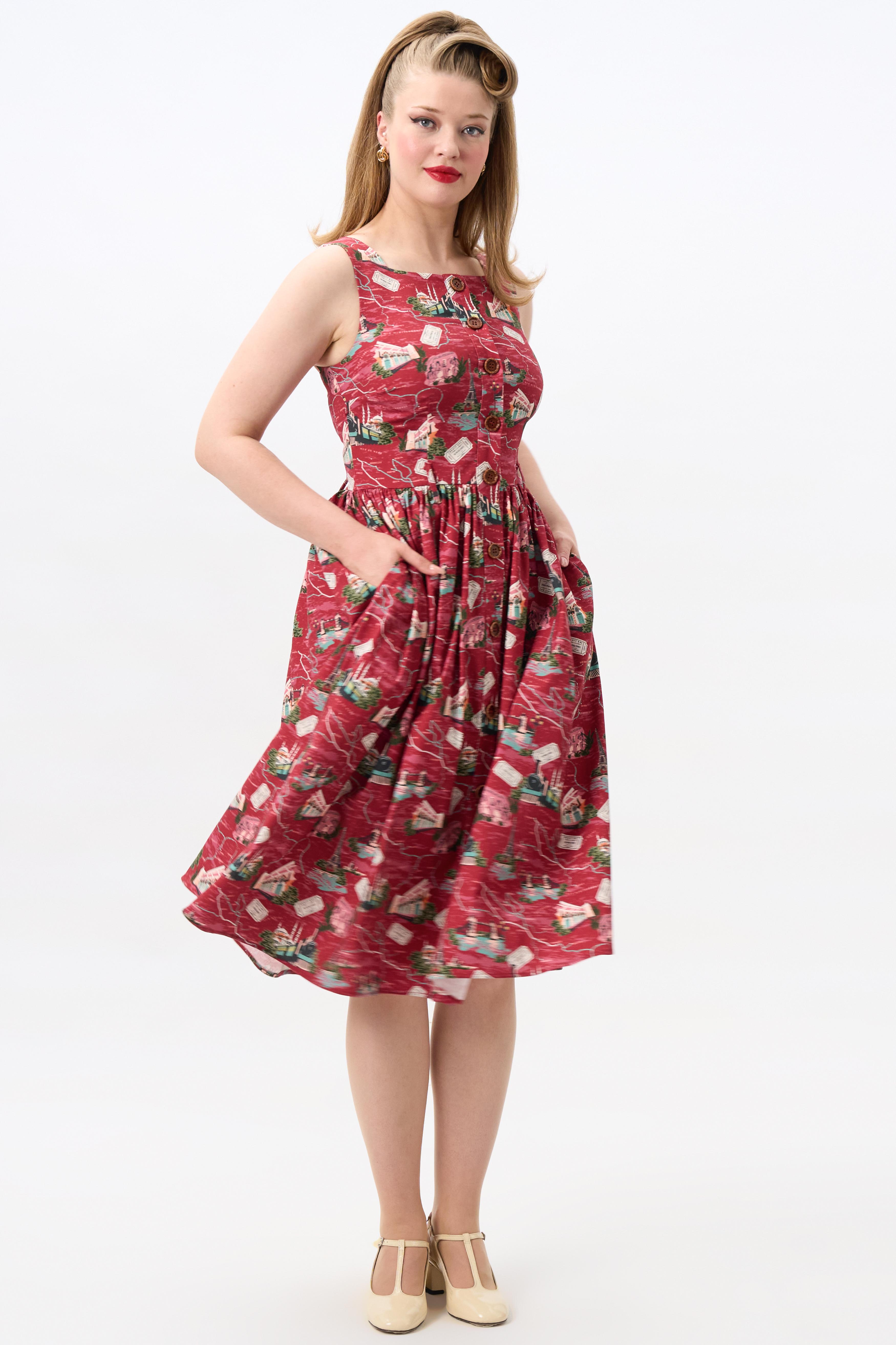 Polly Vintage Express Swing Dress