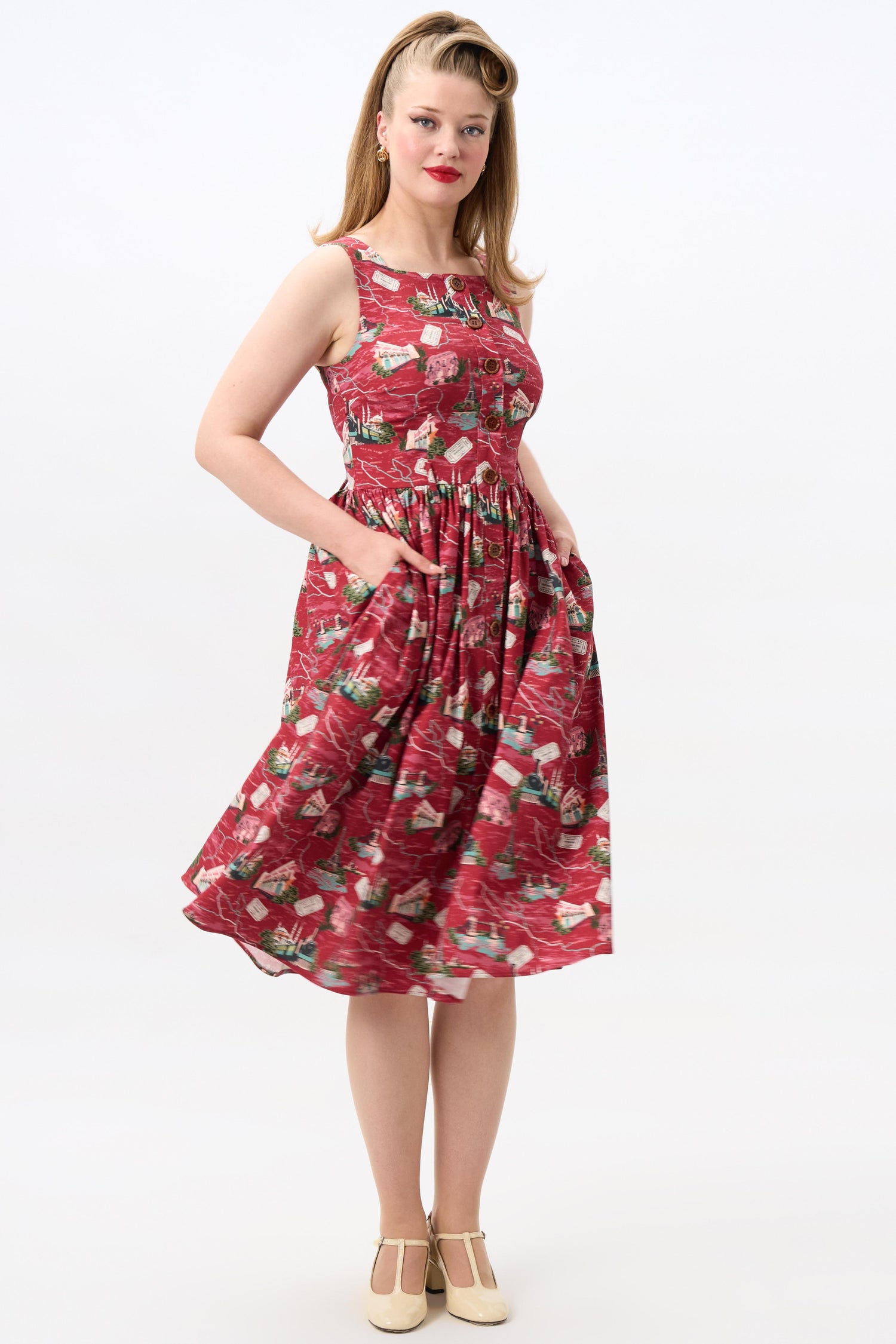 Polly Vintage Express Swing Dress