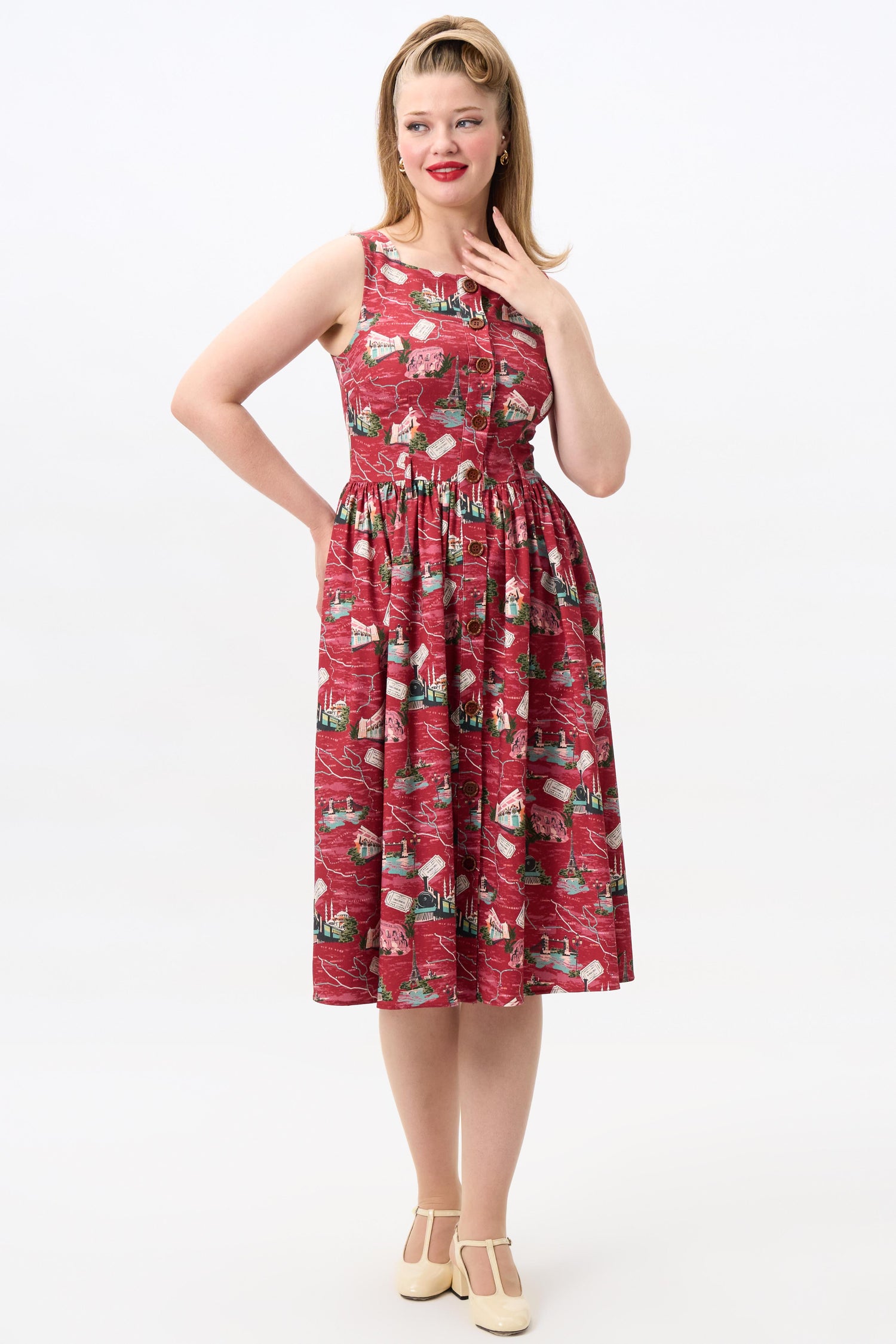 Polly Vintage Express Swing Dress
